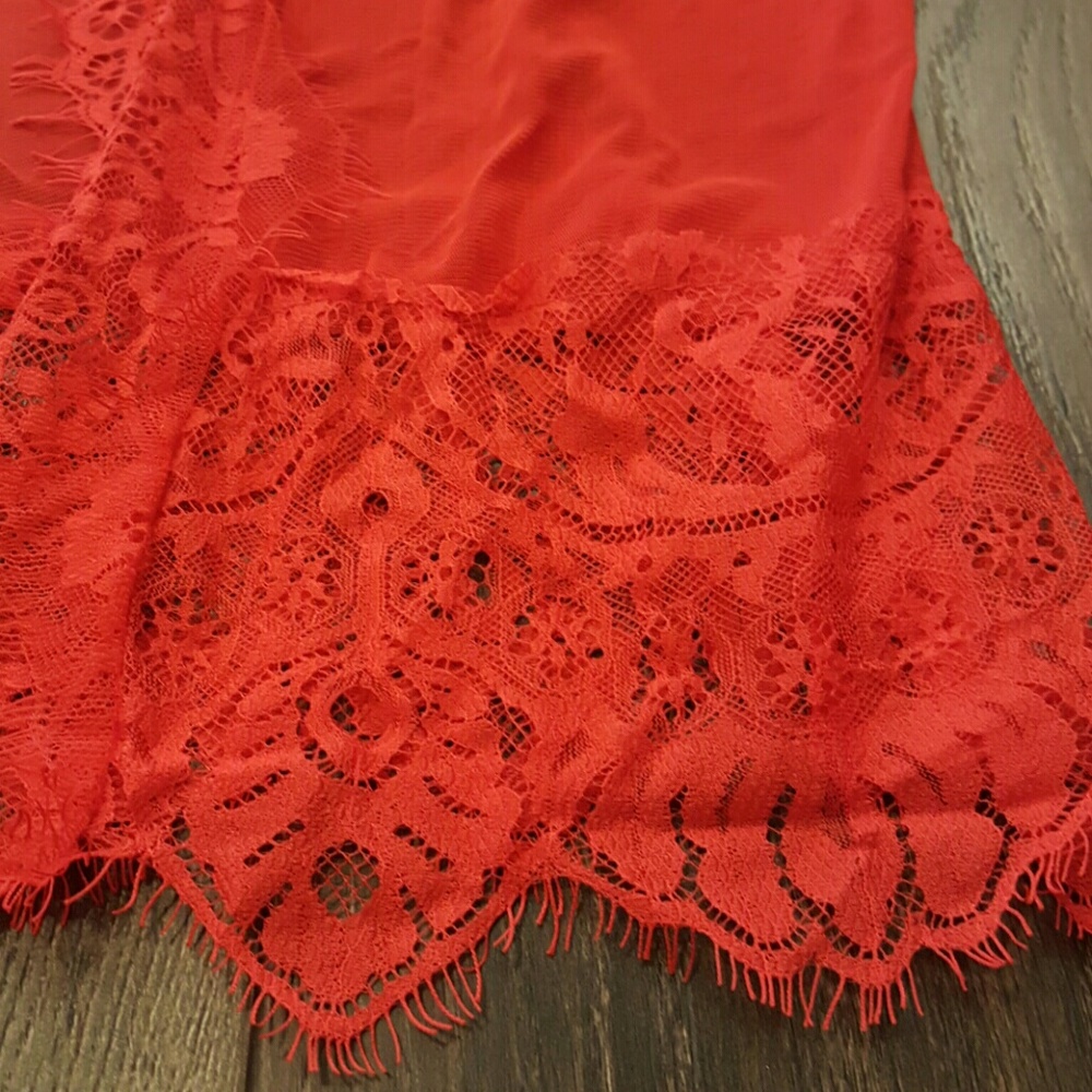 Sexy Red Robe - Picture 3 of 6
